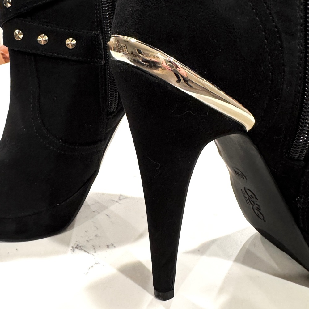 GBG Los Angeles Black Deeka Platform Stiletto Ankle Boots Women’s Size 8.5 NWOT - Picture 5 of 9